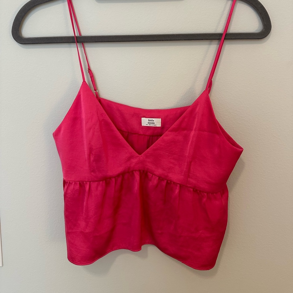 Aritizia Little Moon Pink Top Lover Cami